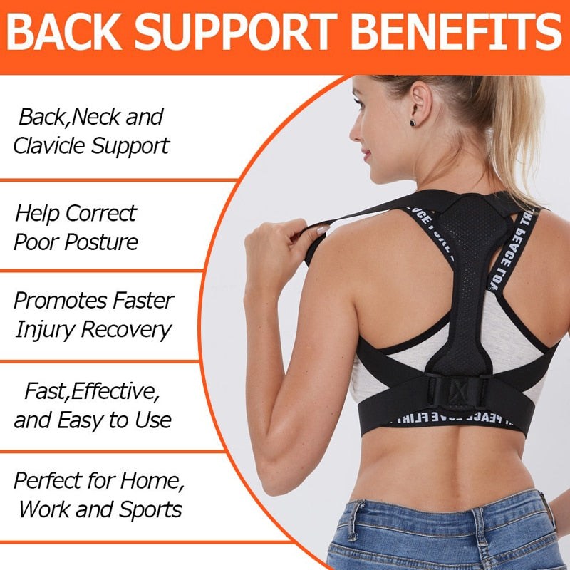 Premium Woman's Posture Corrector & Support Brace – VistaHue