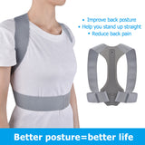 Adjustable Posture Corrector for Back, Shoulder & Lumbar Support - PREMIUM QUALITY