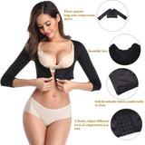 Long Sleeve Posture Corrector Arm Shapers for Women Crop Tops Compression - Slimming Arm & Chest Shapewear