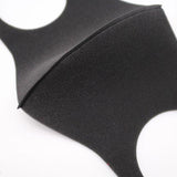 5 Piece Pack - Reusable & Washable Black Anti Dust & Pollution Face Mask