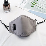 High Quality Pima Cotton Face Mask - Breathable and Washable - Replaceable Carbon Filter - Exhalation Vent
