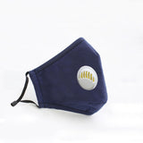 Premium Quality Breathable PM2.5 Mouth Face Mask - with Respirator Vent & Replaceable Filter Pads