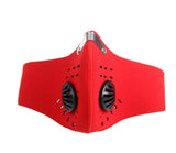 Neoprene PM2.5 Riding Face Mask - with Custom Air Filter - Good for all outdoor sports and activities