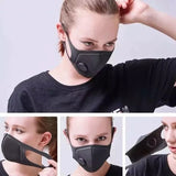 Dust And Smoke Pollution Mask With Adjustable Straps - Washable Mask