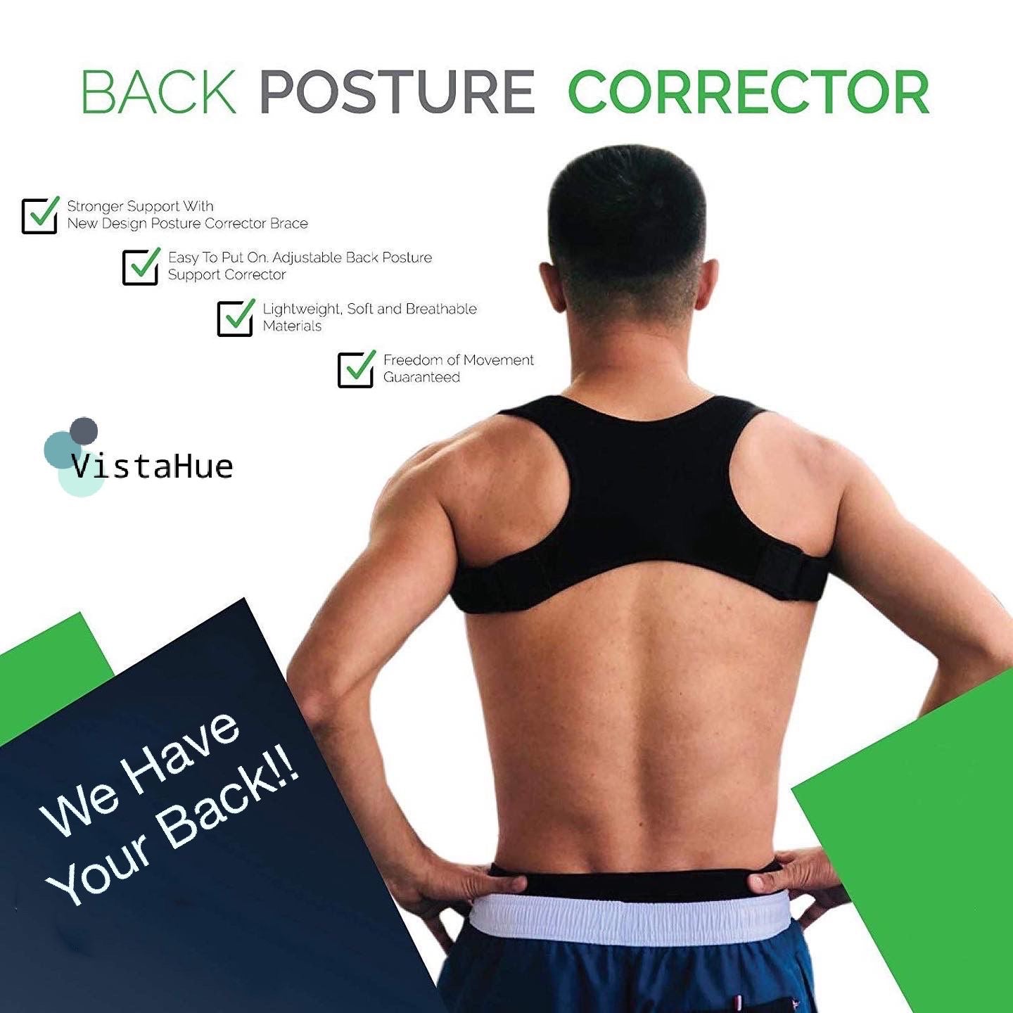 Posture Corrector for Women and Men - plus Size, Posture Brace,Adjustable  Upper