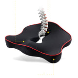 Memory Foam Seat Cushion - Coccyx Orthopedic Car Auto & Office Chair Cushion Pad