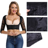 Women's Long Sleeve Lace Sleeve Chest Shapewear & Posture Support