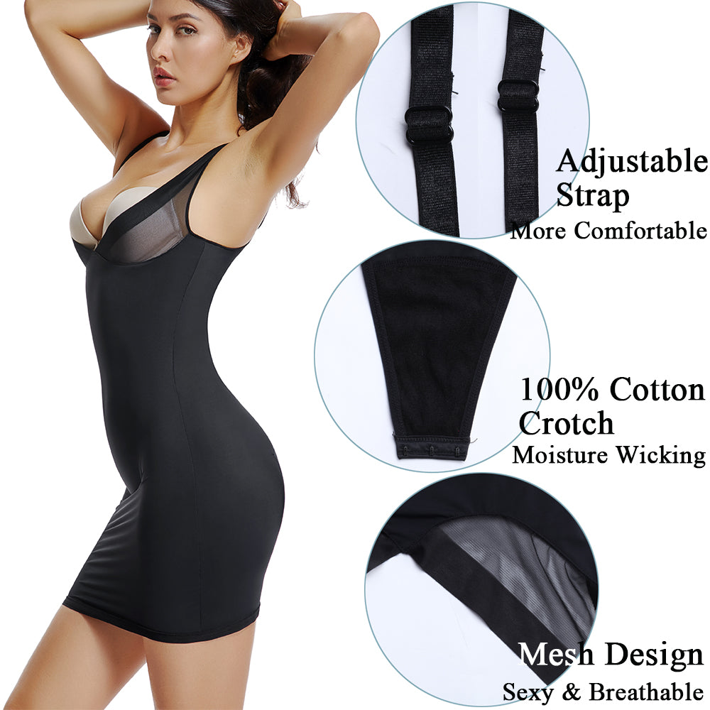 Women Body Shapewear Tummy Control Slips Underwear Sexy Strappy Dress  Underwear