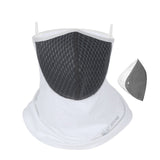 ICE SILK Face Shield - Outdoor Sports Scarf with Activated Carbon Filter - Breathable Active Bandana