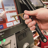 NO TOUCH BRASS KEYCHAIN - Avoid Contact with any Public or Shared Surface - Stylus Point for ATM Screens