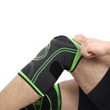Adjustable Knee Support Brace - Elastic Nylon Sport Compression Sleeve