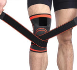 Adjustable Knee Support Brace - Elastic Nylon Sport Compression Sleeve