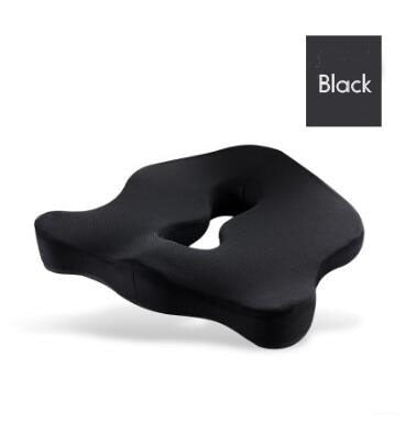 VistaHue Premium Memory Foam Seat Cushion - Coccyx Orthopedic Car & Office Chair Cushion Pad