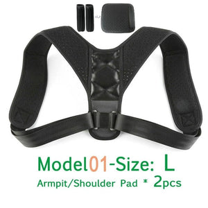 Posture Corrector Adjustable Upper Back Shoulder Brace Clavicle Support Brace