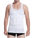 Men's Slimming Body Compression Shapewear Tank Style T-Shirt & Posture Corrector - Abdomen Slimmer